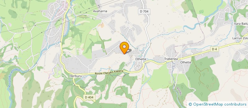 localisation de l'entreprise DENEZ BAT  URRUGNE