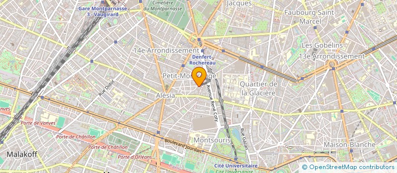 localisation de l'entreprise DENFERT IMPRIM  PARIS