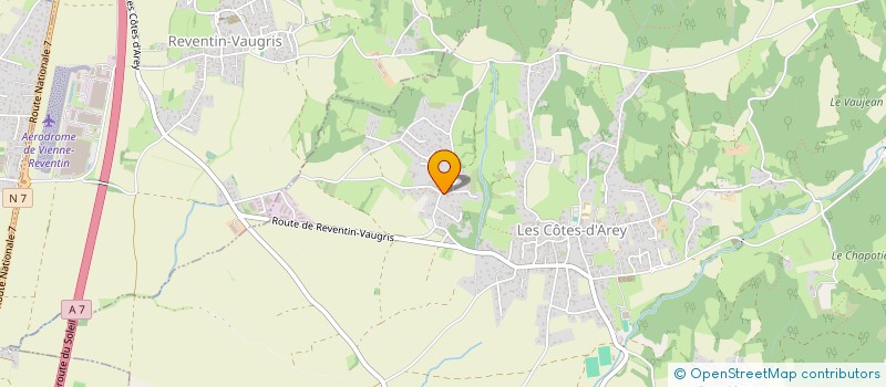 localisation de l'entreprise DENFERT ROCHEREAU  LES COTES-D'AREY