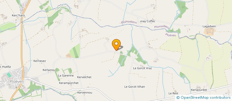 localisation de l'entreprise DENGAR' BREZHONEG  PLOEVEN