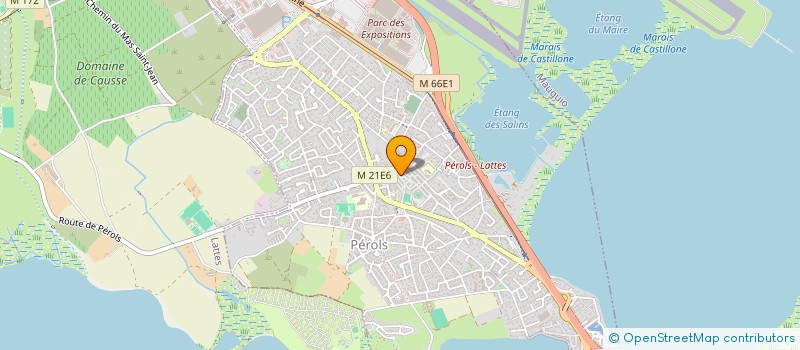 localisation de l'entreprise DENGERMA  PEROLS