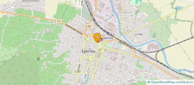 localisation de l'entreprise DENI'ME IMMOBILIER à EPERNAY
