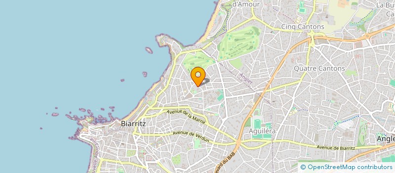 localisation de l'entreprise DENI'S  BIARRITZ