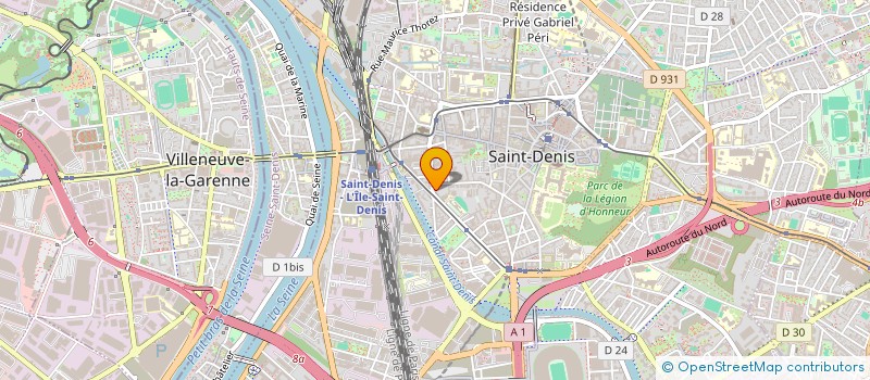 localisation de l'entreprise DENI TEX à SAINT-DENIS
