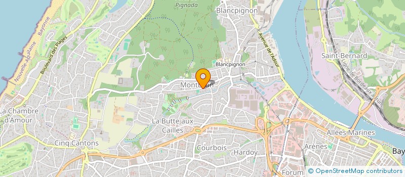 localisation de l'entreprise DENIAU  ANGLET