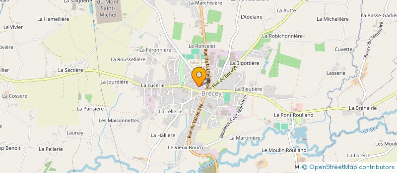 localisation de l'entreprise DENIAU ARCHITECTURE  LE GRAND-CELLAND