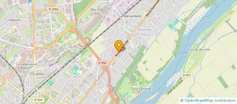 localisation de l'entreprise DENIAU AUTOMOBILES  LA CHAUSSEE-SAINT-VICTOR