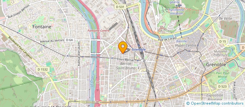 localisation de l'entreprise DENIAU AVOCATS GRENOBLE à GRENOBLE