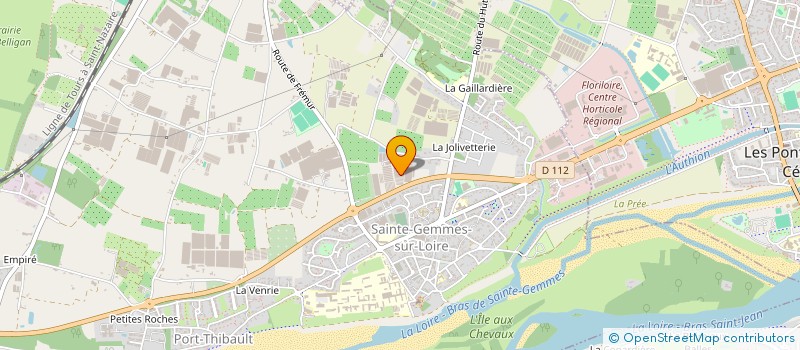 localisation de l'entreprise DENIAUD à STE GEMMES SUR LOIRE