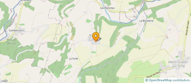 localisation de l'entreprise DENIAUX BOULAY à ATHIS-VAL DE ROUVRE
