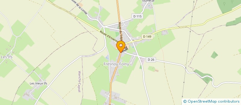 localisation de l'entreprise DENIBAS GREGOIRE COUVERTURE  FRESNOY-FOLNY