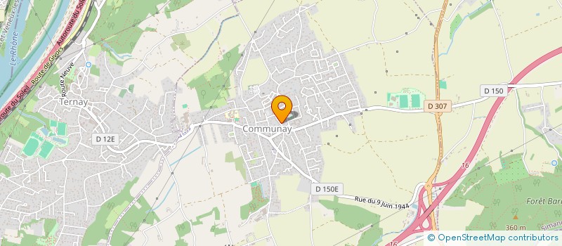 localisation de l'entreprise DENICHEUR DE PEPITES BIO  COMMUNAY