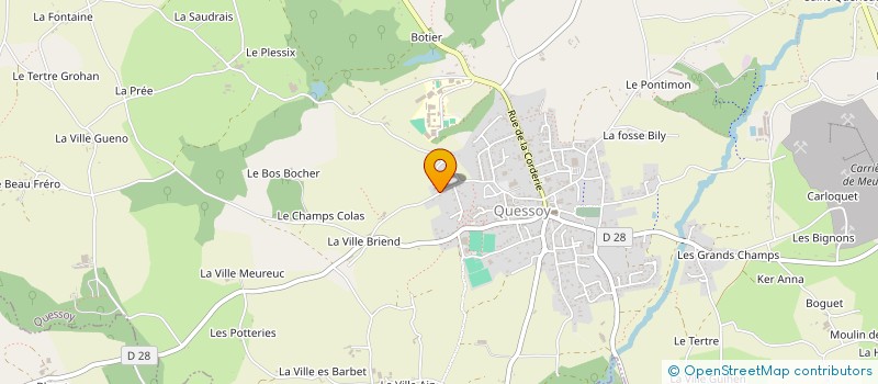 localisation de l'entreprise DENIEL GESTION  QUESSOY