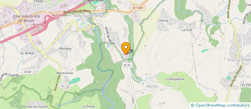 localisation de l'entreprise DENIGER-GUERS à ALBY-SUR-CHERAN