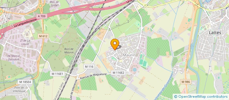 localisation de l'entreprise DENIJU à LATTES