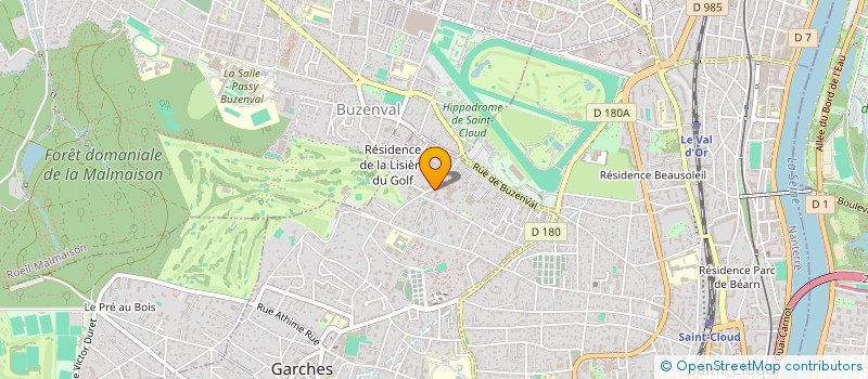 localisation de l'entreprise DENILONIL CONSEIL à GARCHES