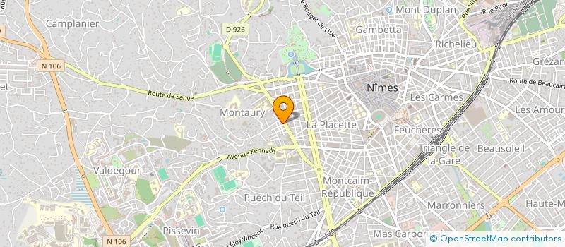 localisation de l'entreprise DENIM SERVICES à NIMES