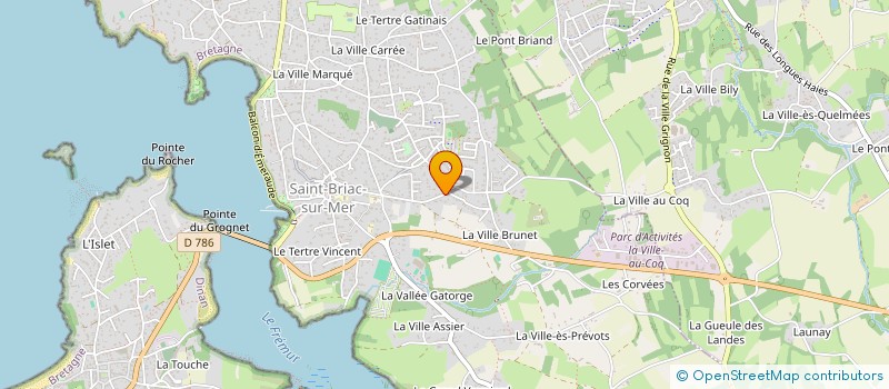 localisation de l'entreprise DENIMA à SAINT-BRIAC-SUR-MER
