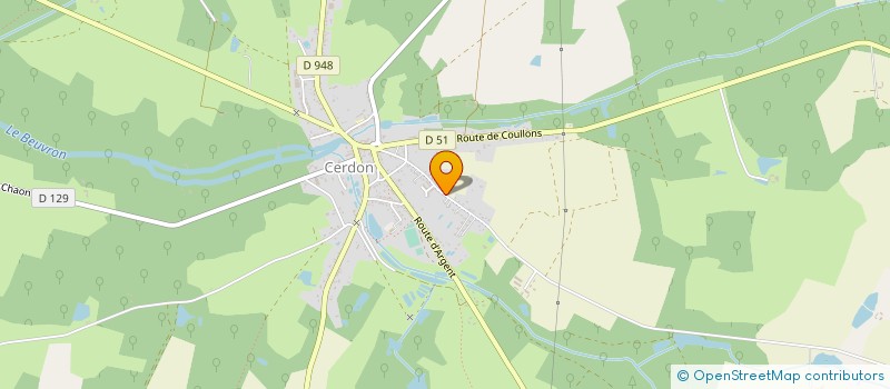 localisation de l'entreprise DENIREIGE  CERDON