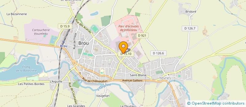 localisation de l'entreprise DENIS à BROU
