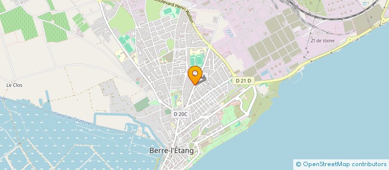 localisation de l'entreprise DENIS à BERRE-L'ETANG