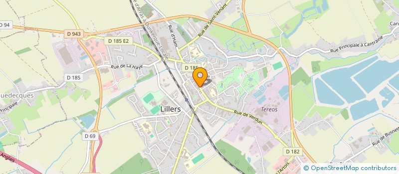 localisation de l'entreprise DENIS  LILLERS