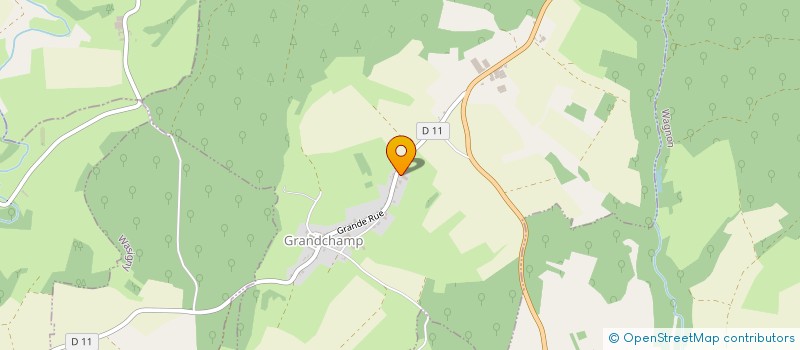 localisation de l'entreprise DENIS  GRANDCHAMP