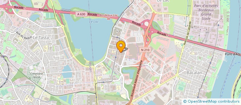 localisation de l'entreprise DENIS  BORDEAUX