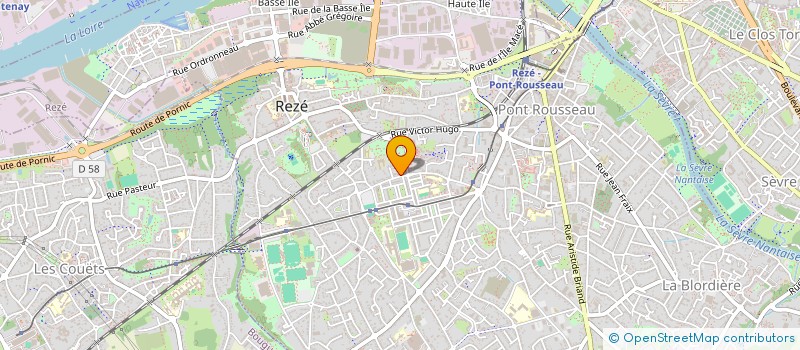 localisation de l'entreprise DENIS à REZE