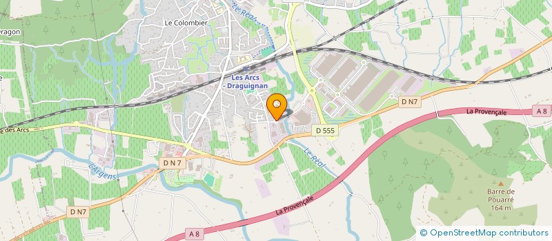 localisation de l'entreprise DENIS ALLO IMMOBILIER à LES ARCS