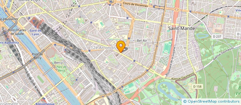 localisation de l'entreprise DENIS BELLAICHE PRODUCTIONS  PARIS