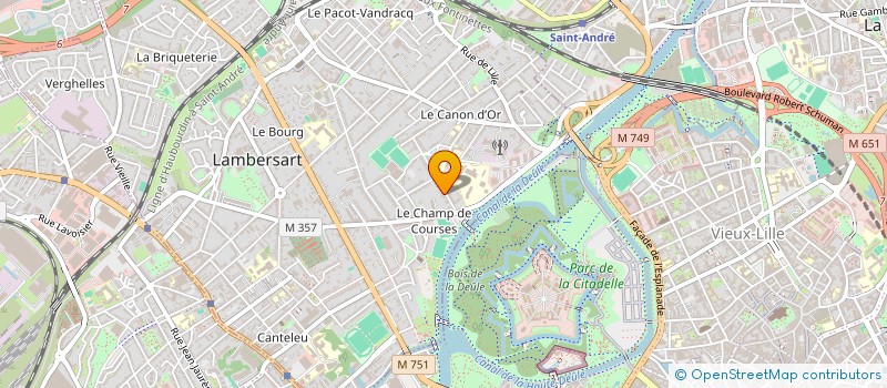 localisation de l'entreprise DENIS BLANPAIN ASSET MANAGEMENT à LAMBERSART