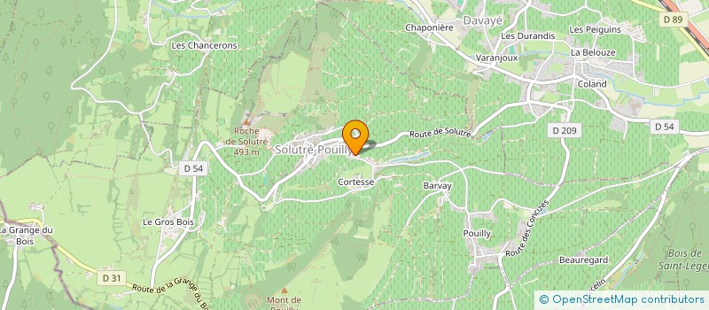 localisation de l'entreprise DENIS BOUCHACOURT  SOLUTRE-POUILLY