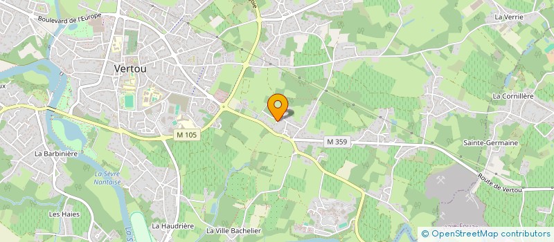 localisation de l'entreprise DENIS-CALVEZ  VERTOU