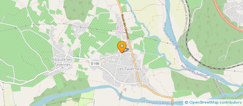 localisation de l'entreprise DENIS CONSTRUCTION  RIBAUTE-LES-TAVERNES