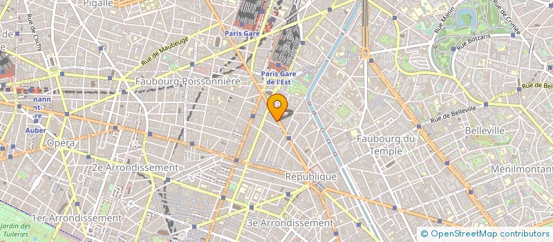 localisation de l'entreprise DENIS DIFFUSION à PARIS