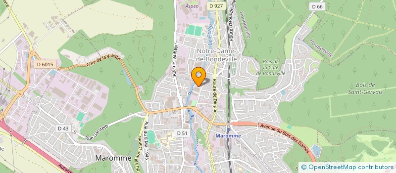 localisation de l'entreprise DENIS ET CROISIER  MAROMME