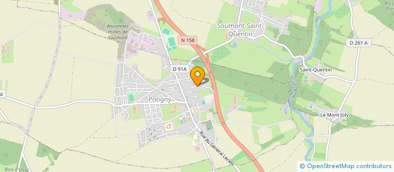 localisation de l'entreprise DENIS GACI IMMOBILIER  POTIGNY