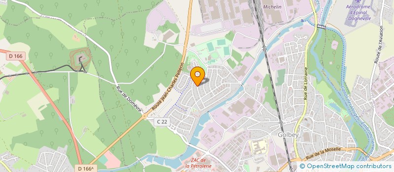 localisation de l'entreprise DENIS GROSJEAN CHAUFFAGE  GOLBEY