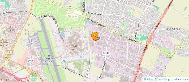 localisation de l'entreprise DENIS HEITZ FINANCE  CHASSIEU