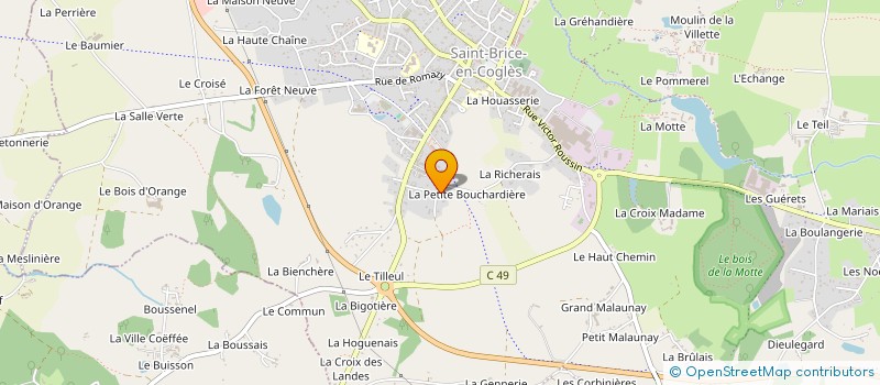 localisation de l'entreprise DENIS HUARD à MAEN ROCH