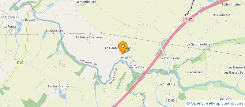 localisation de l'entreprise DENIS' INVEST  BEAUREPAIRE