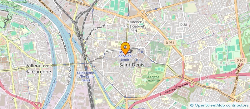 localisation de l'entreprise DENIS INVESTISSMENT à SAINT-DENIS