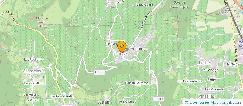 localisation de l'entreprise DENIS JEANDEAU à FUISSE