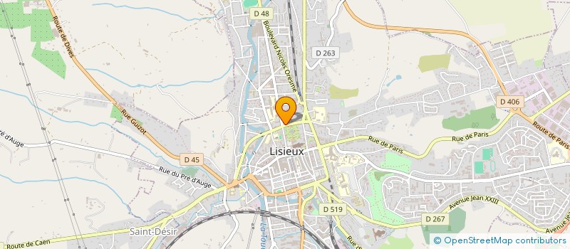 localisation de l'entreprise DENIS LAMBERT à LISIEUX