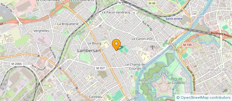 localisation de l'entreprise DENIS LEPOUTRE à LAMBERSART
