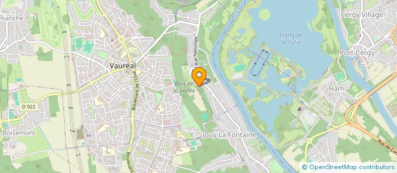 localisation de l'entreprise DENIS LORTHIOIS EXPERTISES  VAUREAL