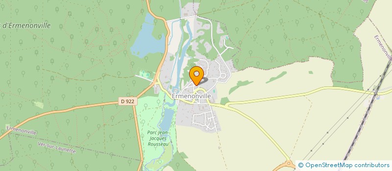 localisation de l'entreprise DENIS MALOIGNE PAYSAGE  ERMENONVILLE