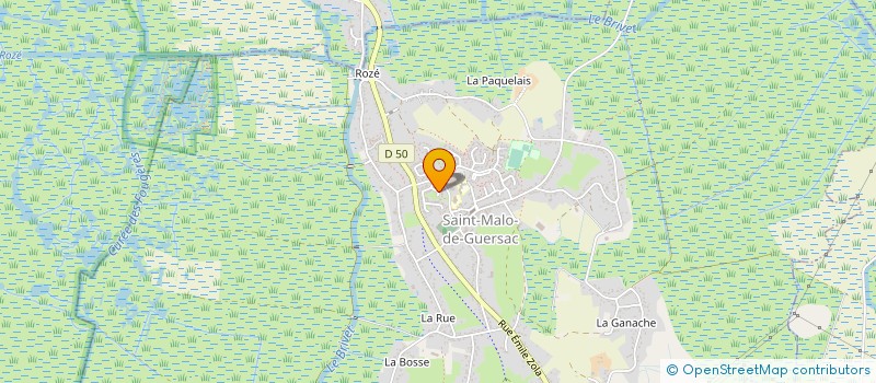 localisation de l'entreprise DENIS MARINE SERVICES à SAINT-MALO-DE-GUERSAC