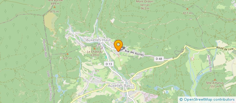 localisation de l'entreprise DENIS MARSOT COMBUSTIBLE à AUXELLES-HAUT